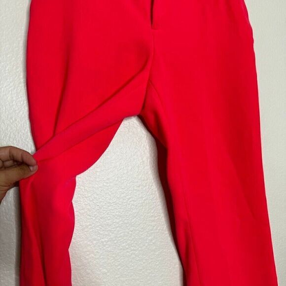 Banana Republic Avery Pants Hot Pink Mid-Rise Trouser Casual Career Sz 00 Petite - Picture 5 of 13
